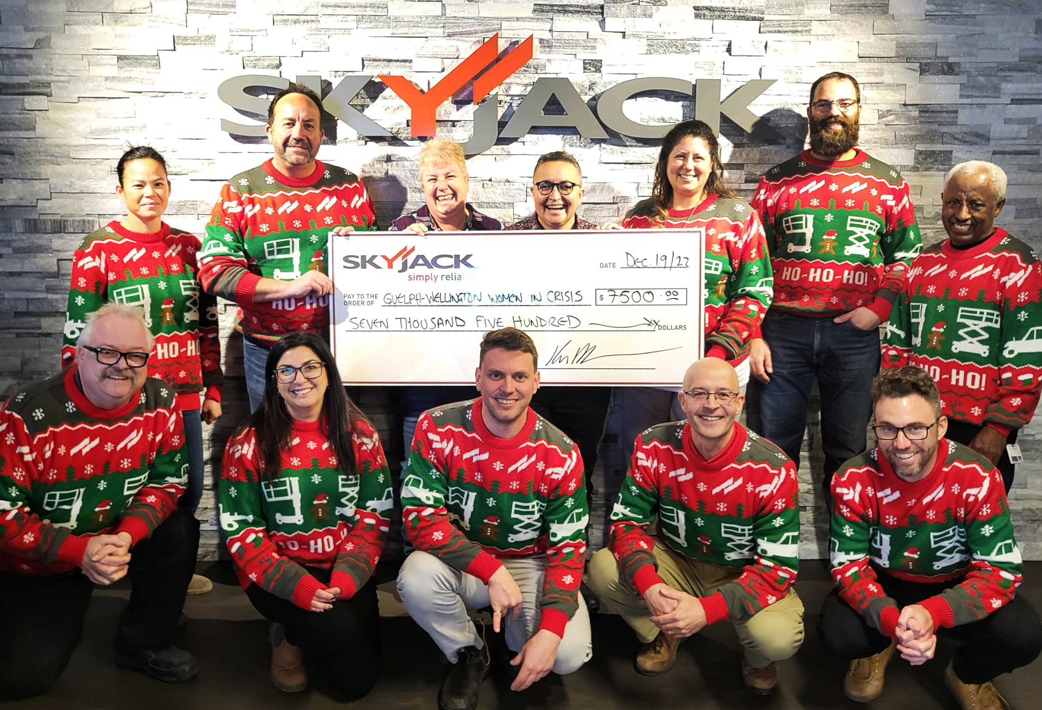 Ugly Sweaters for Skyjack team