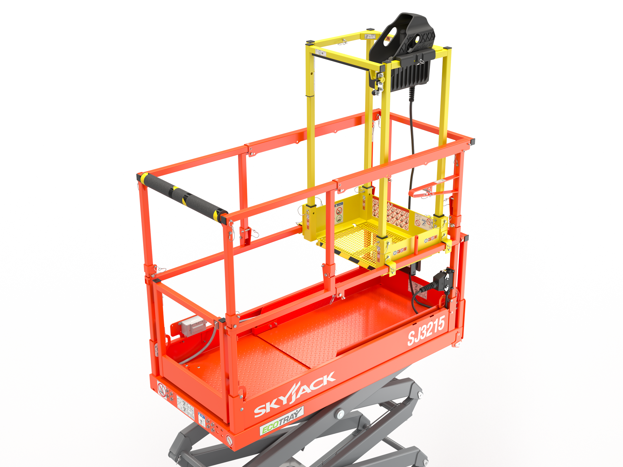 XStep on a scissor lift