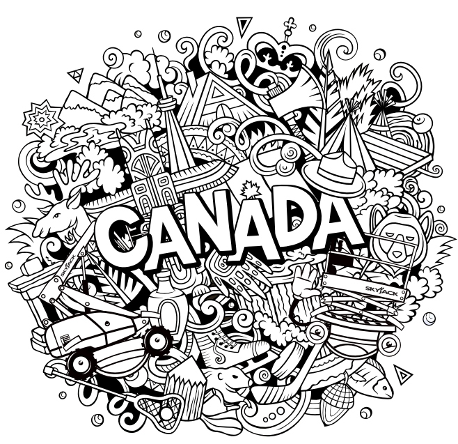Canada Day Colouring Page Canada Day Colouring Page