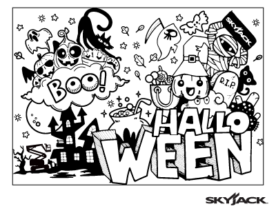 Halloween Colouring Page Halloween Coloring Page