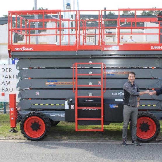 Skyjack's largest rough terrain scissor lift enters German market