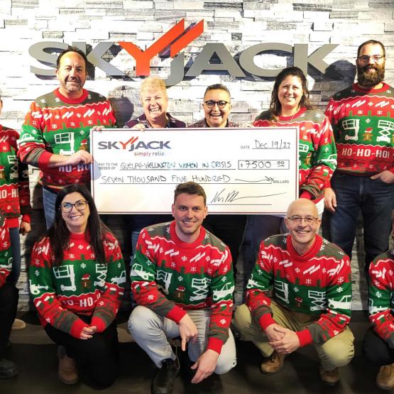 Ugly Sweaters for Skyjack team