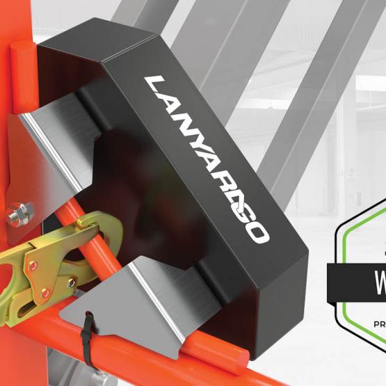 Graphic highlighting the award-winning LanyardGO ACCESORYZER.