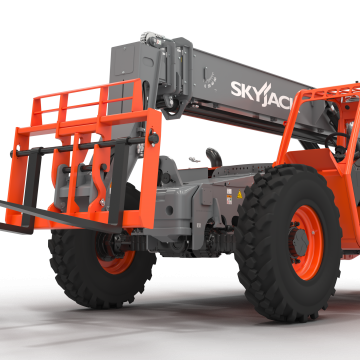 SJ843 Telehandler in 3/4 view